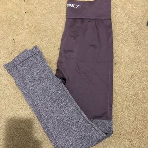 Gymshark two tone seamless leggings